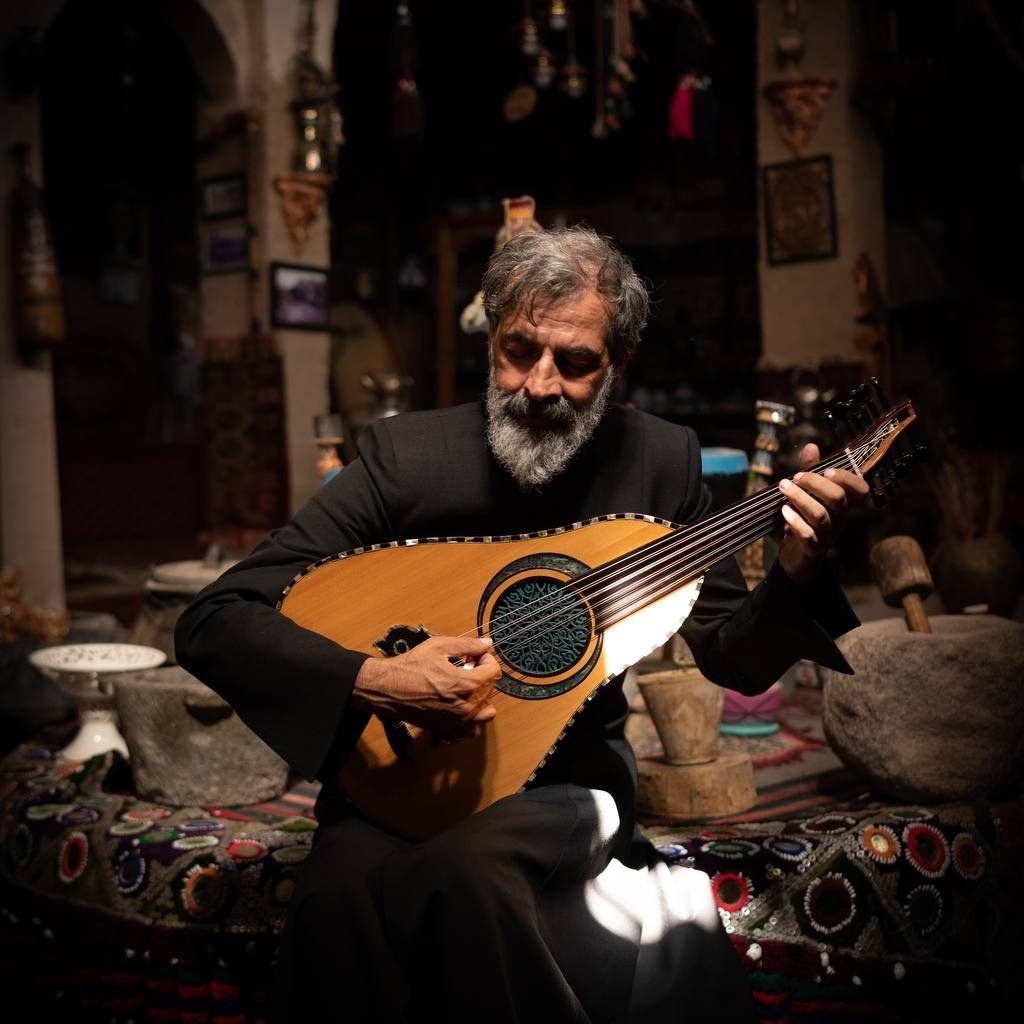 Mr. Dervish portrait with oud