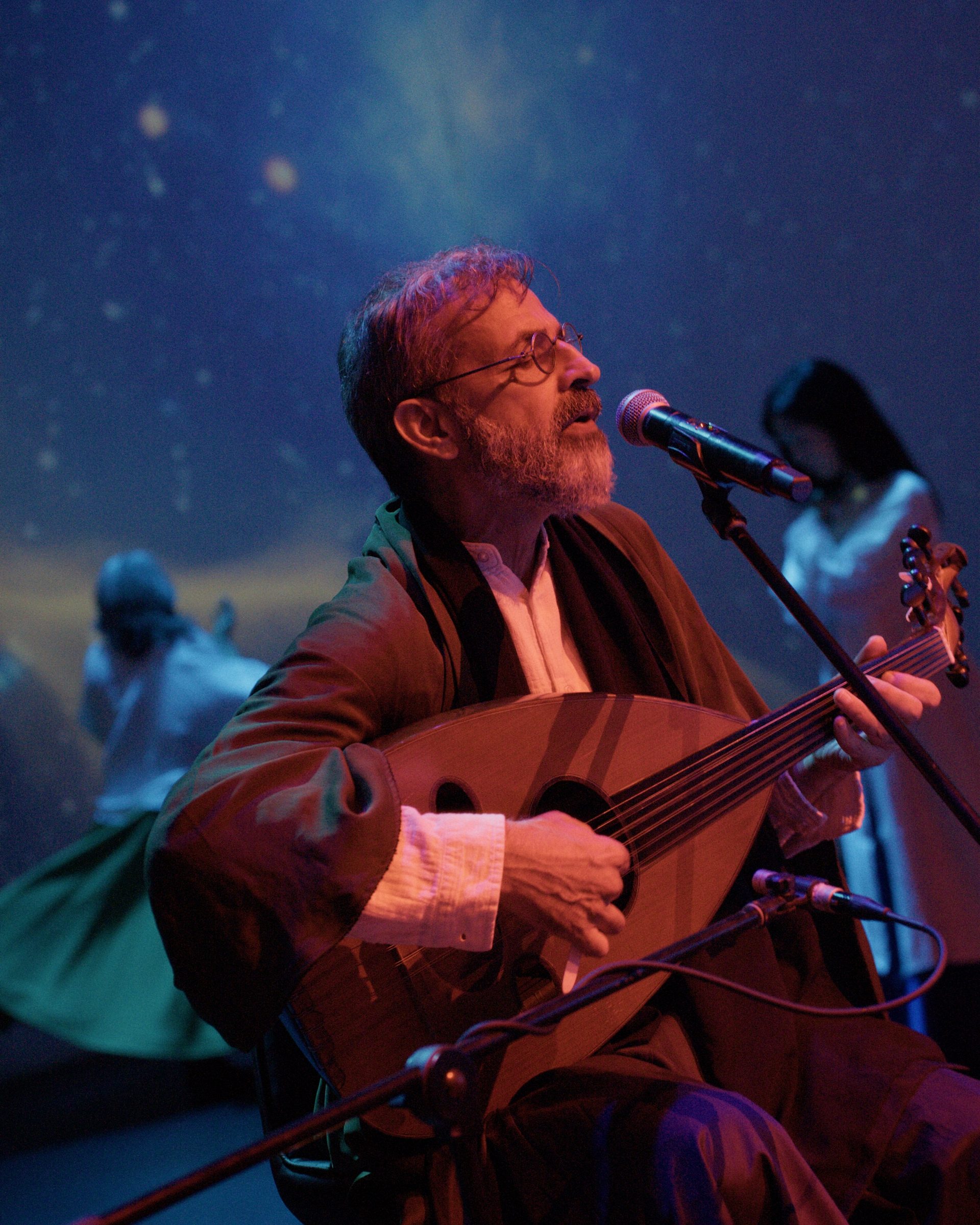 Mr. Dervish performing with oud
